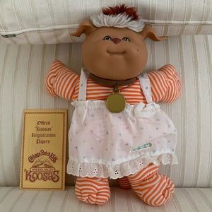 Vintage Cabbage Patch Kids Koosas Puppy Dog!